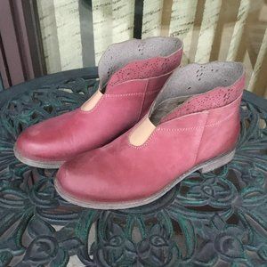 Sundance Stargazer Leather Ankle Boots Size 38